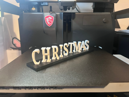 doppelt seitig fröhlich weihnachten dual by fatalchaos25 kunst zeichen logos 3d print model - Mito3D