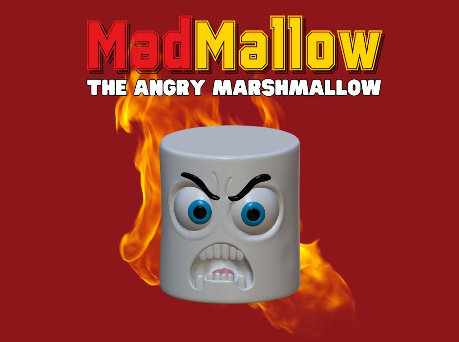 madmallow angry marshmallow by maxaruta miniatures creatures characters funny 3D print model - Mito3D