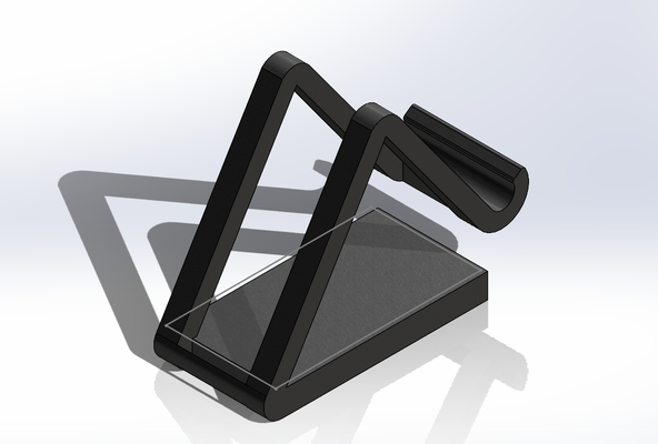 phone stand by krunal1599 3d printer accessories 3d print model - Mito3D