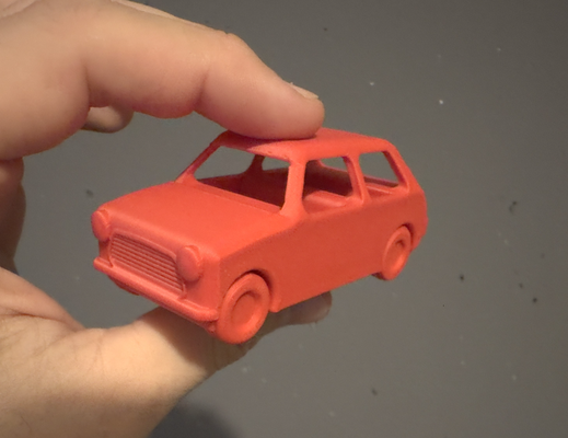 mini mobile car remixed by ariox3d toys & games toy vehicle articulated 3d print model - Mito3D