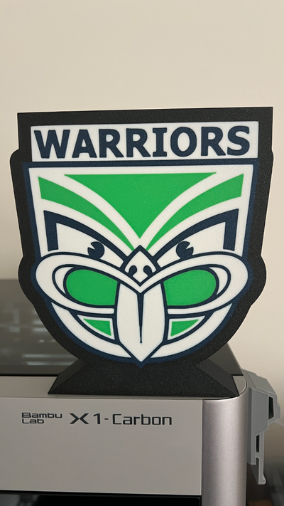 nrl lightbox - warriors 2nd design by jandaa art signs & logos rugby 3d print model - Mito3D