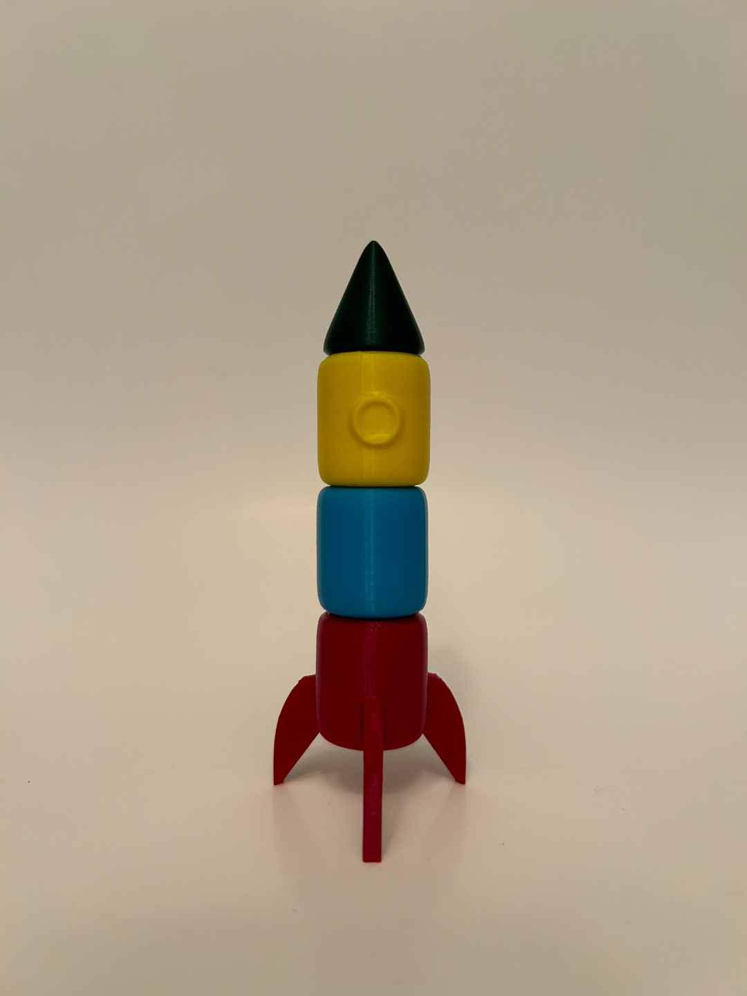 build a rocket - mini edition by twisted layers 3d toys & games pressfit fidget fun magnets buildarocket flying object press fit tiny cute desk toy display accessories accessory 3D print model - Mito3D