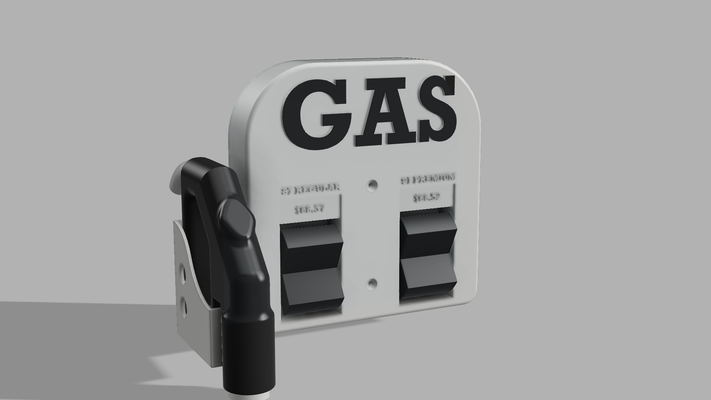 gas pump toy by hector toys & games outdoor kids f3d step 3d print model - Mito3D