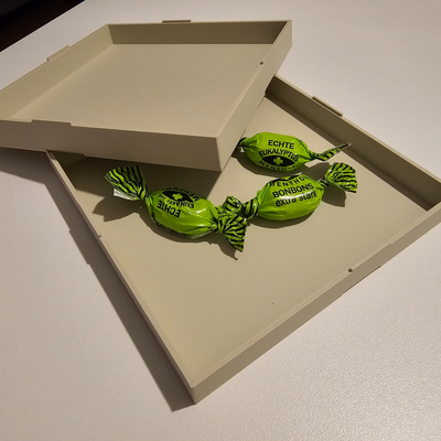 lager box by basteltube werkzeuge veranstalter organisator stapelbar stapelbare quadrat 3d print model - Mito3D