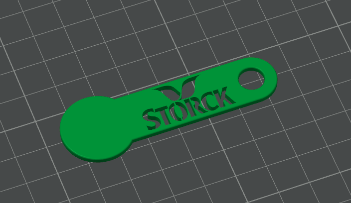 einkaufchip storck by thamelmann art signs & logos einkaufschip 3D print model - Mito3D