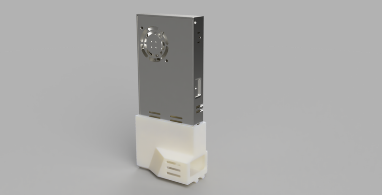 ender 3 meanwell montare dual z asse remixato by chirone 21 3d stampante parti alimentazione elettrica creality 3dprinter 3d print model - Mito3D