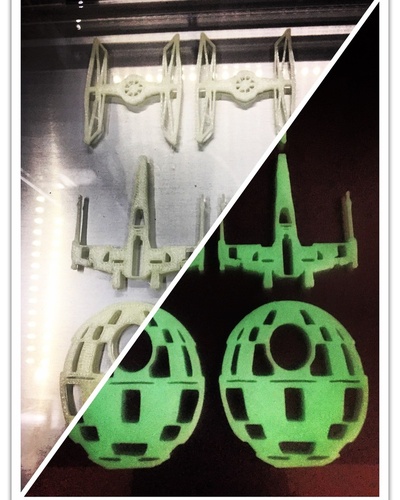 star savaşlar parlamak yeniden karıştırılmış by boşta bit sanat 2d 3d print model - Mito3D