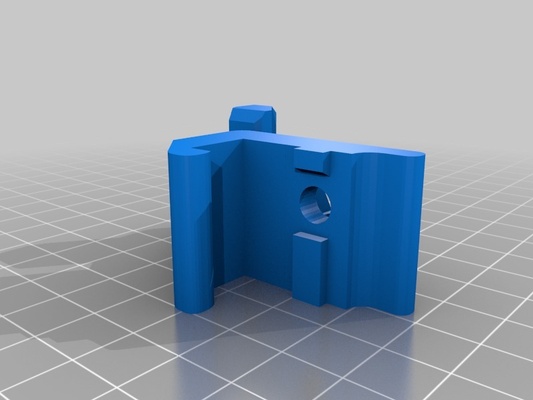 y motor kulp destek 30x30 nut6 yeniden karıştırılmış by boşta bit 3d yazıcı parçalar 3d print model - Mito3D