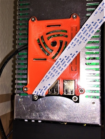 raspberry pi 3 2 model b+ case psu mount remixed by idlebit 3d printer parts 3d print model - Mito3D