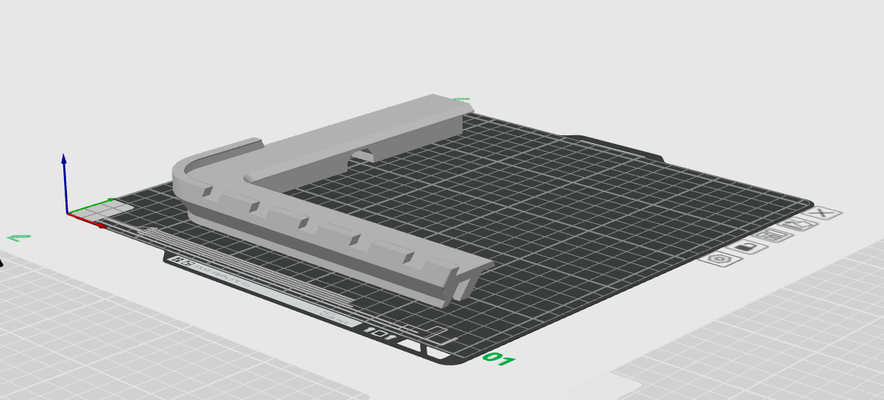 ams led glass riser remixed by toni1802 3d printer accessories 3d print model - Mito3D