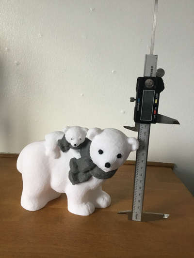 3d scan of polar bär baby by jonc2480 kunst skulpturen 3d print model - Mito3D