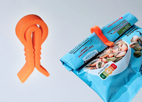 mini agrafe sacs emballage by alexis ménage maison modèles sac joint tondeuse 3d print model - Mito3D