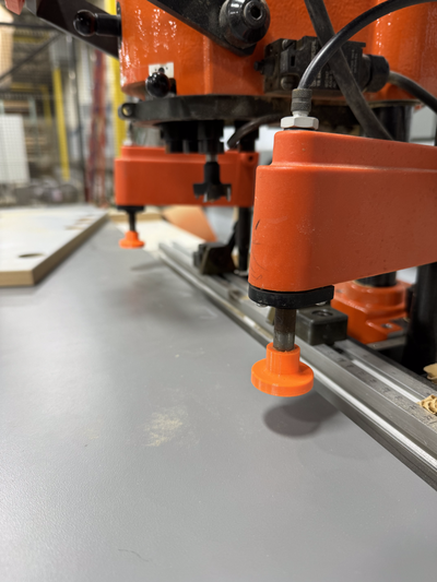 blum mini pressione pés pistões dobradiça entediante máquina substituição partes by barulhento estampas ferramentas marcenaria ferramenta madeira poupar laranja maquinas 3d print model - Mito3D