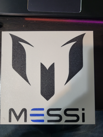 messi caja ligera insertar panel shurdle3d cuadrado by lckaley casa decoración 3d print model - Mito3D