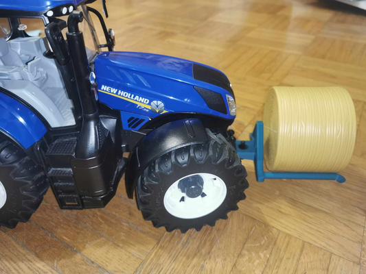 bruder tractor toy single bale fork by rangebear toys & games hay brudertoys gift accessories 3d print model - Mito3D