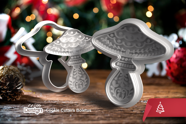 cookie cutters boletus by evax design household festivities 3d print model - Mito3D