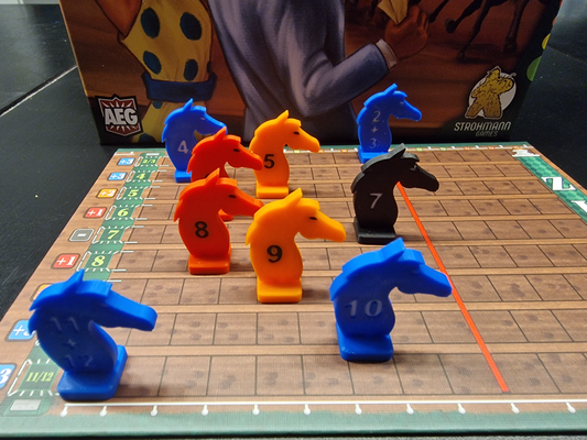 cavalos pronto conjunto aposta jogo tabuleiro by babadá brinquedos jogos borda cavalo figura bgg componentes 3d print model - Mito3D