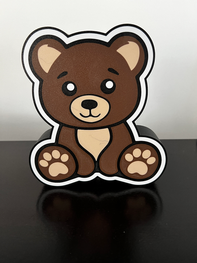 osito peluche oso ligero caja by perryr casa decoración lindo 3d print model - Mito3D