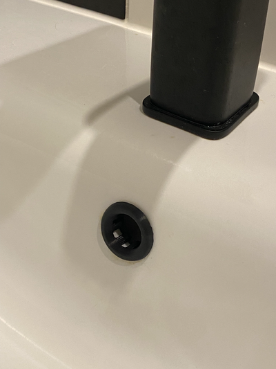 simple sink cover dummy plug by angrypearl household decor cap deco hole 3d print model - Mito3D