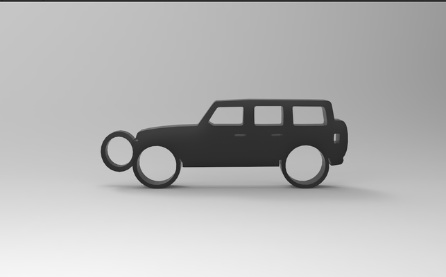 jeep wrangler portachiavi by andyschettini passatempo fai veicoli chiave accessorio 3d print model - Mito3D