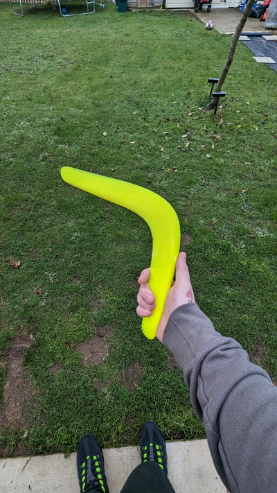 boomerang by xander disegni giocattoli giochi all'aperto gli sport 3d print model - Mito3D