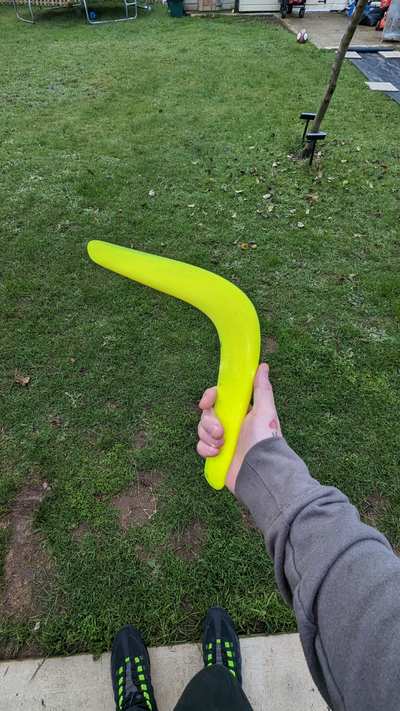 boomerang by xander dessins jouets jeux extérieur sports 3d print model - Mito3D