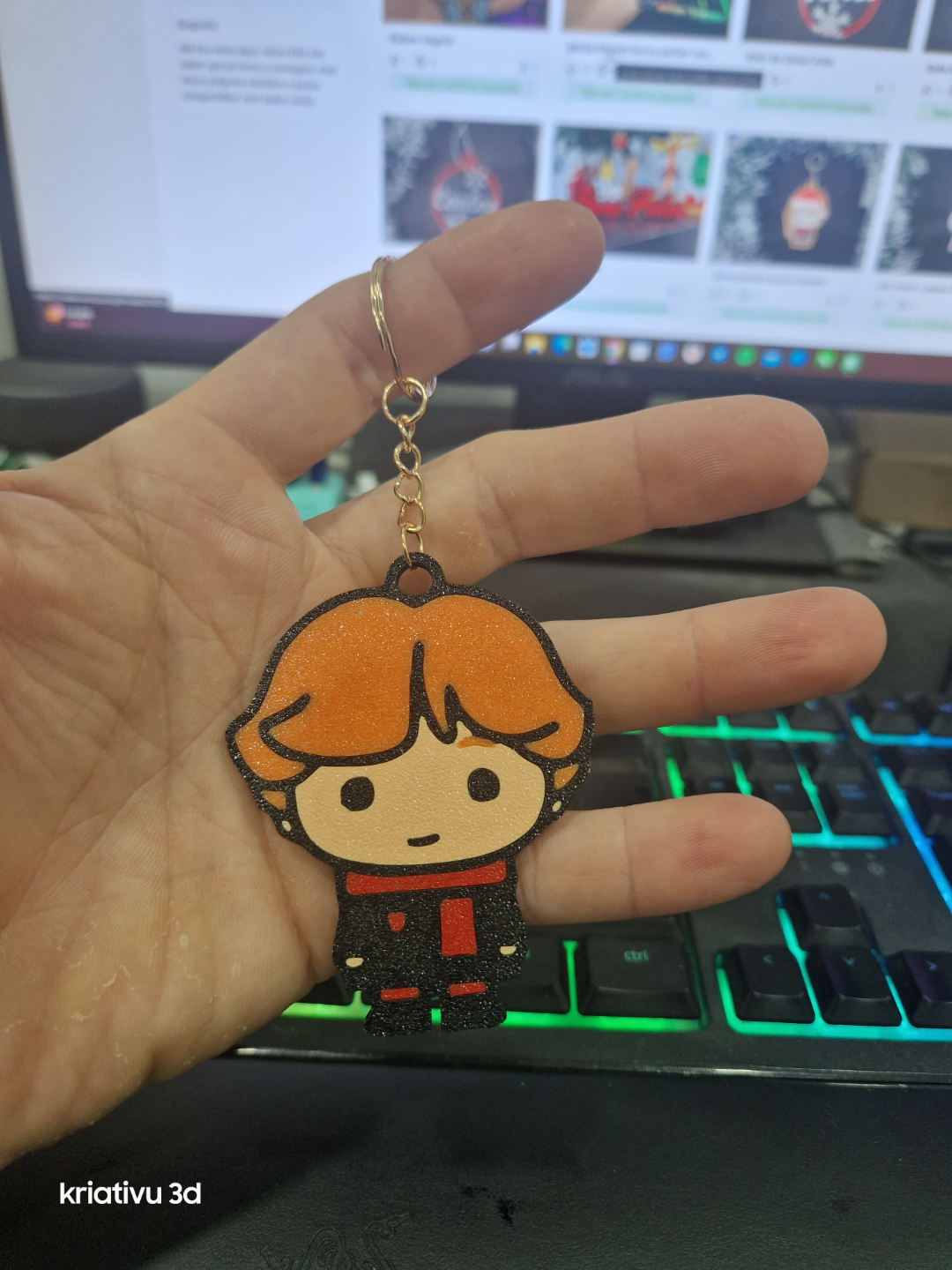 ron weasley atormentar oleiro by kriativu 3d impressora teste modelos 3D print model - Mito3D