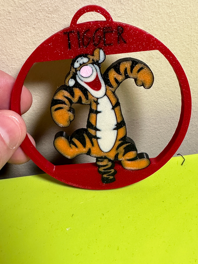 tigger ornament by gang 3d abenteuer haushalt dekor disney winnie pooh puuh weihnachten dekoration 3d print model - Mito3D