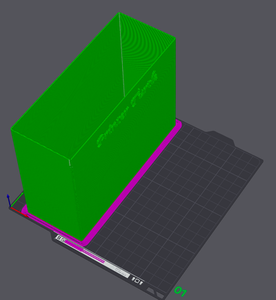 cocô ltro by alfameanchen 3d impressora acessórios bin caixa bolsa suporte balde a1 mini 3d print model - Mito3D