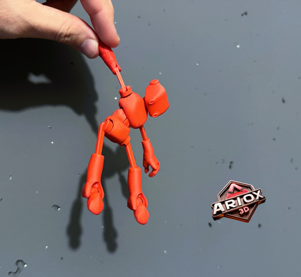 ankly robot remixed by ariox3d toys & games characters action figure articulated flex toy printinplace fidget 3d print model - Mito3D