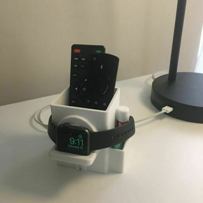 komidin depolama elma izlemek şarj cihazı by nc designs araçlar organizatörler applewatch saat kulp destek uzak tutucu chondstick doluyor temel istasyon ayakta durmak masa başucu 3d print model - Mito3D
