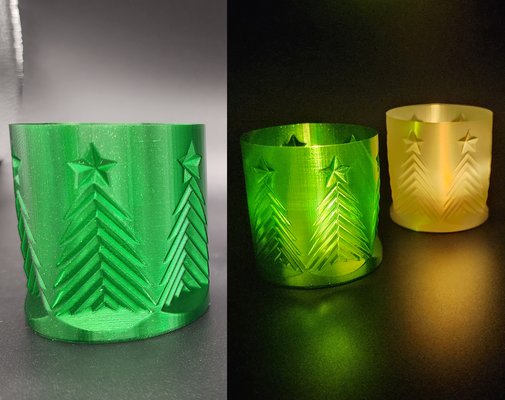 noel ağaç w star adak kulp destek vazo mod by üçlü atölye ev halkı şenlikler dekorasyon ışık mum led dekor led ışığı aydınlatma süs ölçeklenebilir süsleri ağacı tatil mumu 3d print model - Mito3D