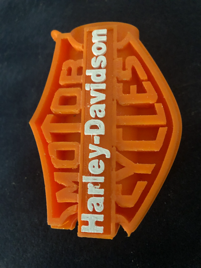 harley-davison bic lighter case carry loop by fpv fly art signs & logos harley-davidson 3d print model - Mito3D