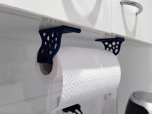 cocina estante papel toalla soporte by pistolero 208 casa modelos toallas 3d print model - Mito3D