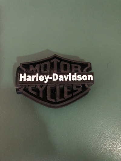 harley davidson bic leve caso bainha by fpv voar arte sinais logotipos 3d print model - Mito3D