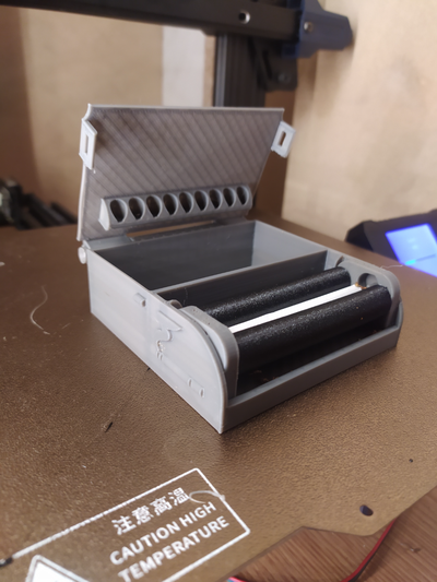 tabacco scatola rullo by marekparnican utensili sigaretta fumo 3d print model - Mito3D