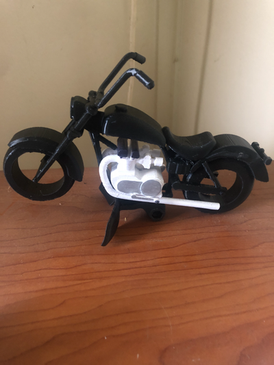 triumph bonneville america motorcycle model by fpv fly hobby & diy replica 3d print model - Mito3D