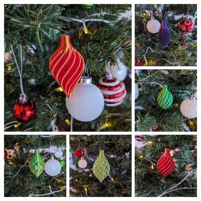 weihnachten baum ornament einstellen vase modus druckt neu gemischt by tsubus haushalt feierlichkeiten weihnachtsbaum dekoration 3d print model - Mito3D
