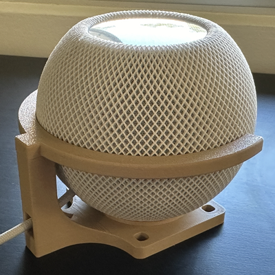 homepod mini mount by js3d hobby & diy electronics homepodmini 3d print model - Mito3D