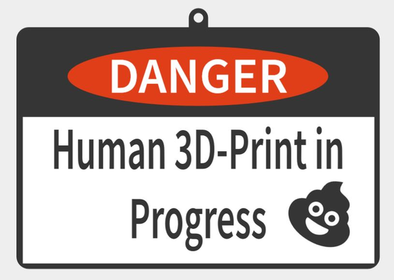 humano 3d print by gnorzkopf arte sinais logotipos impressão logotipo placa 3d print model - Mito3D