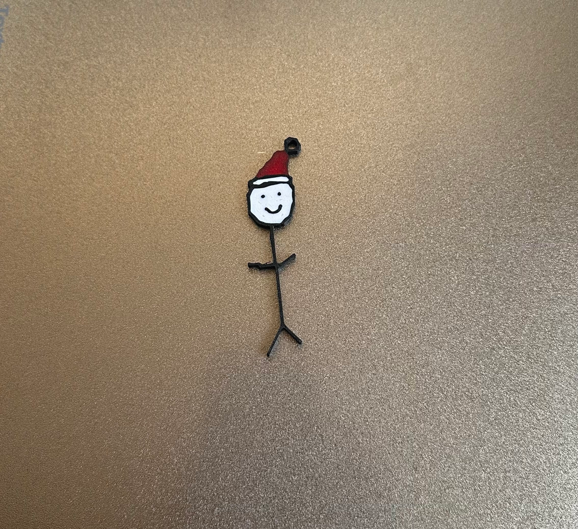 engraçado stickman natal enfeite ams by tekk3d arte 2d weihnachten gentil haha árvore enfeite natal cristo crisma brinco decoração 2023 2024 advento calendário deco decora porta alegre bola rir piada bambu p1s 3D print model - Mito3D