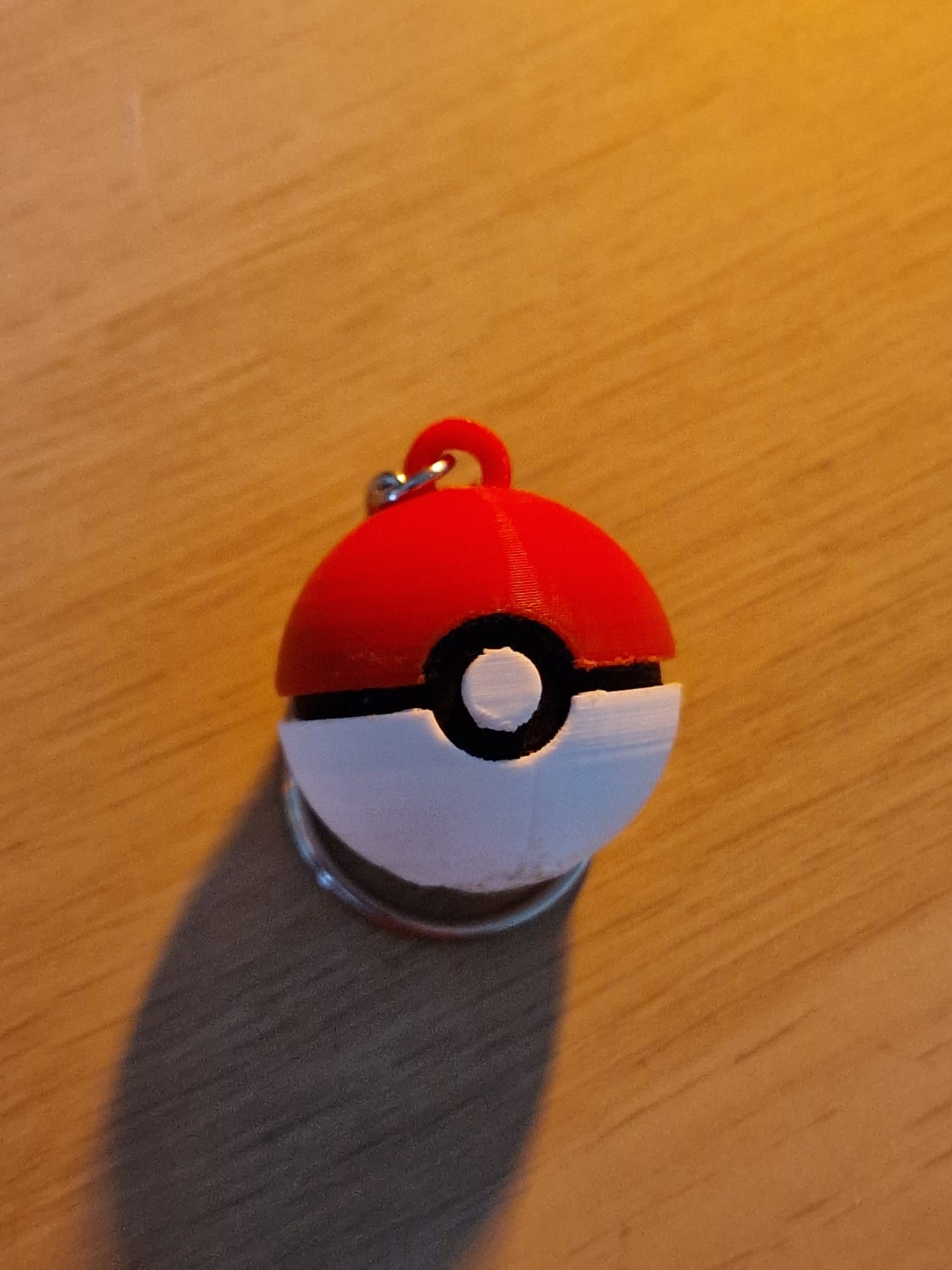 pokeball keychain by wickieprints art models pokemon nintendo keyring bag hanger sleutelhanger 3D print model - Mito3D