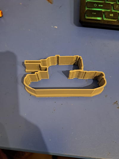 kv2 tank cookie cutter by maty505 tools gadgets cookiescutter cookiecutters christmas food 3d print model - Mito3D