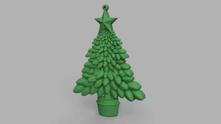 navidad árbol colgante pendiente by hg diseño casa festividades 3d print model - Mito3D