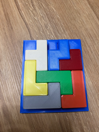simplified pentomino by ceaphyrel toys & games puzzles tetris puzzle game 3d print model - Mito3D