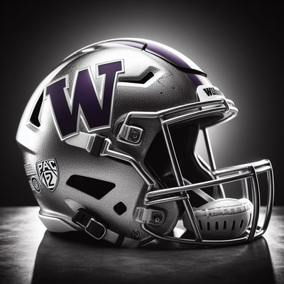 uw pac-12 - hueforge 4 color filament painting by swiger3d art 2d hueforged hue forge filamentpainting paint university of washington pac12 champions 3d print model - Mito3D