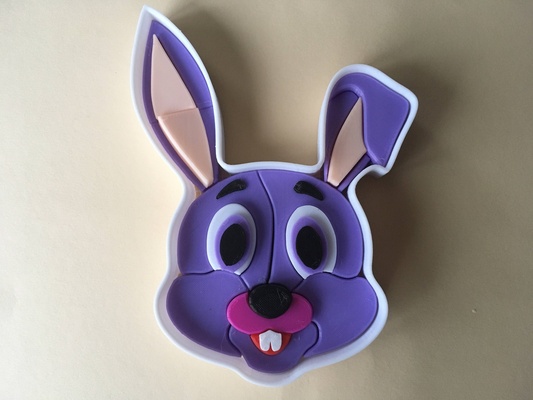 3d puzzle - rabbit face by 3dnestcz toys & games puzzles box 3dpuzzle 3d print model - Mito3D