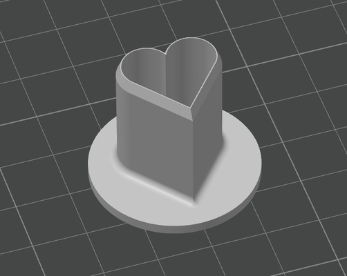 cookie cutter small heart by julianwielaender household house models cooking christmas 3d print model - Mito3D