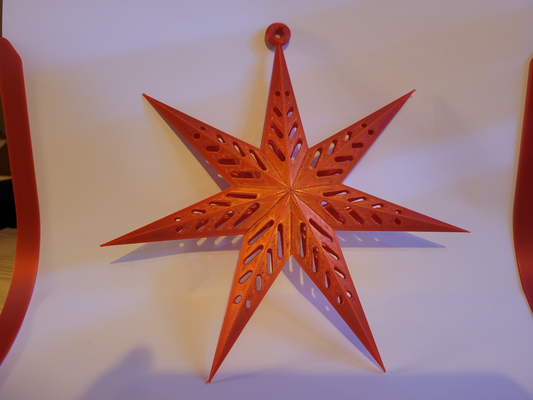 noel star by savo3d ev halkı şenlikler pencere dekor 3d print model - Mito3D