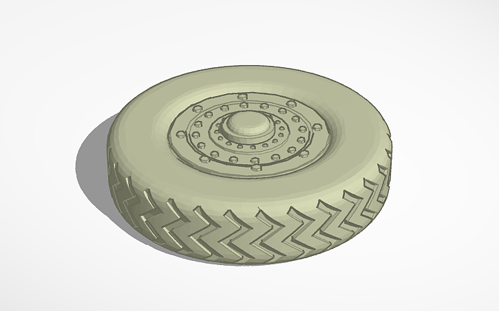 1 35-quad-gun-tractor-wheel chevrolet fat remixed by sir tankalot hobby & diy wheel quad 1-35 scale 3D print model - Mito3D